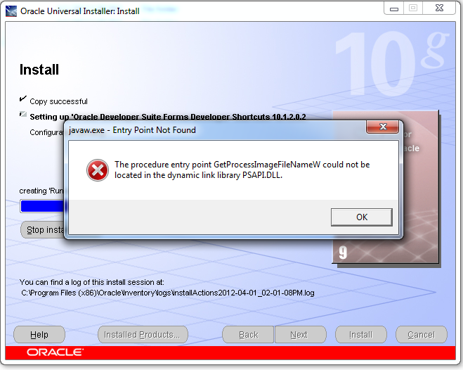 Oracle 10g Client Download For Windows 7 64 Bit